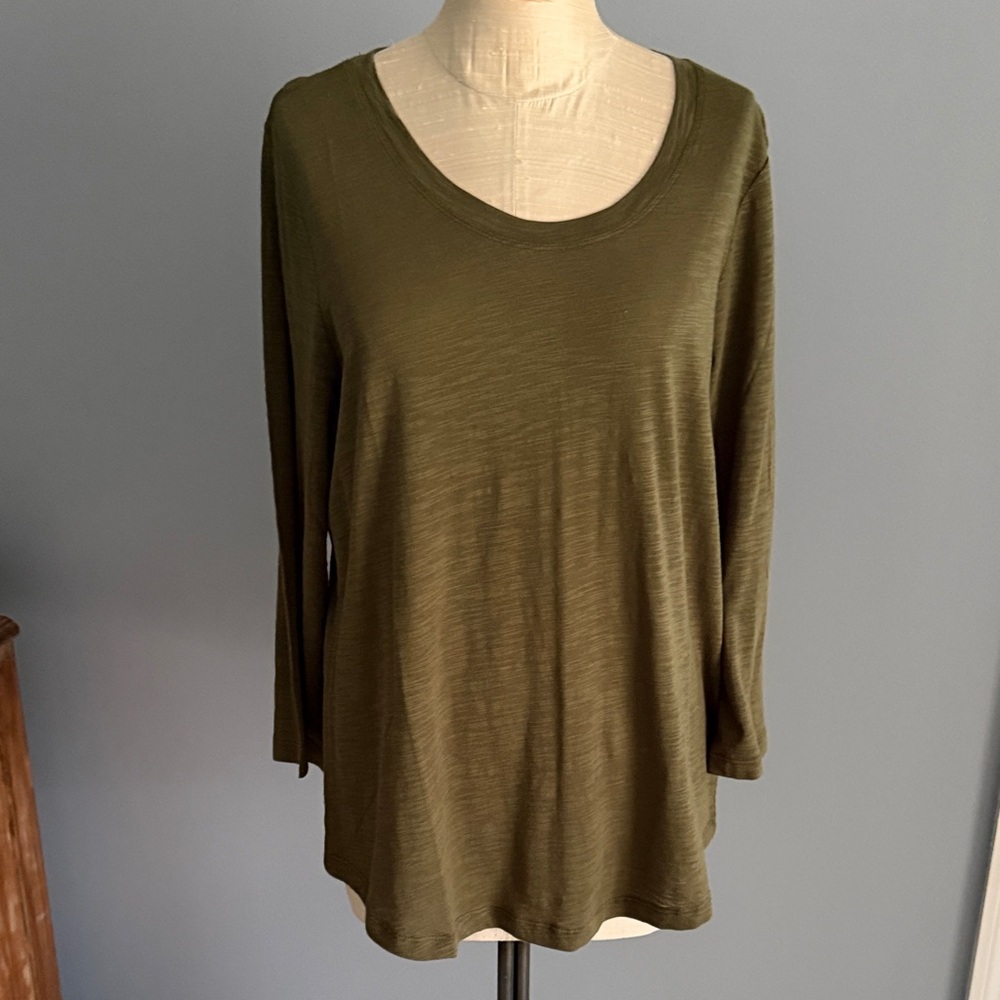Liverpool Olive Green Women's Top